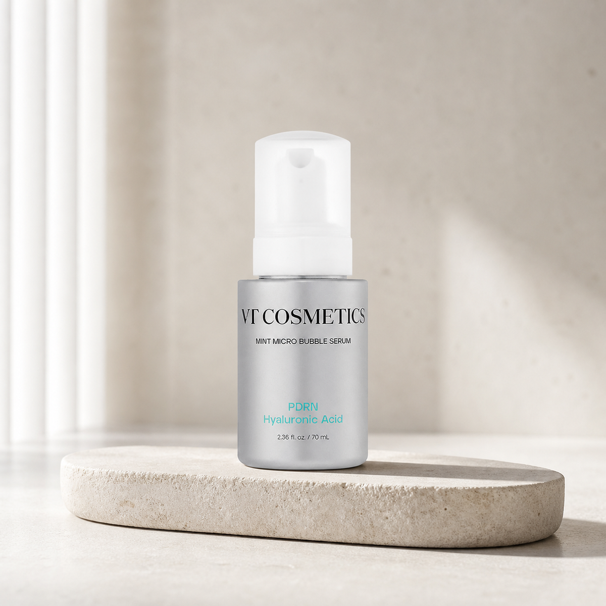 [VT Cosmetics] PDRN Hyaluronic Acid Micro Bubble Serum 70ml - Premium product display PDP image