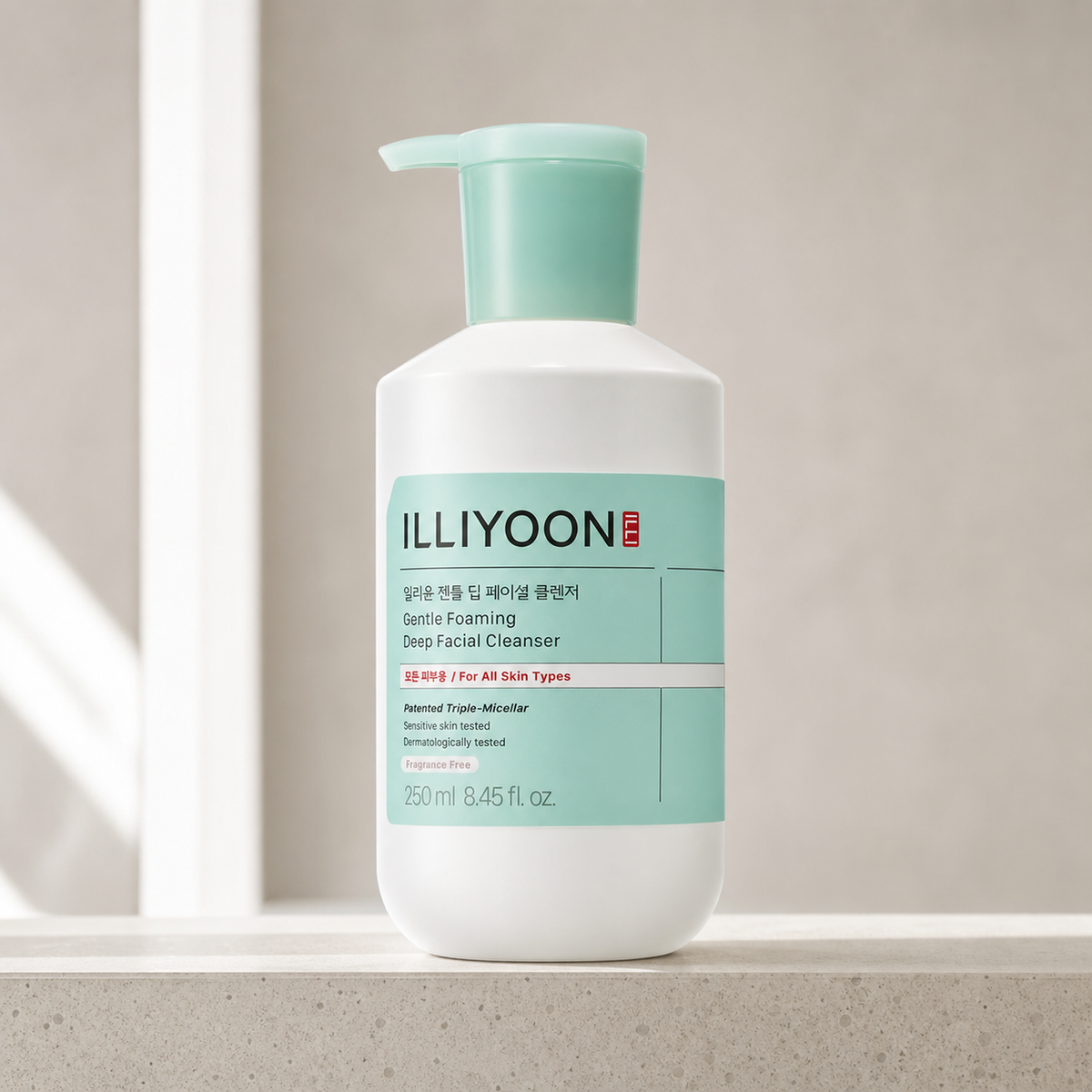[Illiyoon] Gentle Foaming Deep Facial Cleanser 250ml - Premium product display PDP image