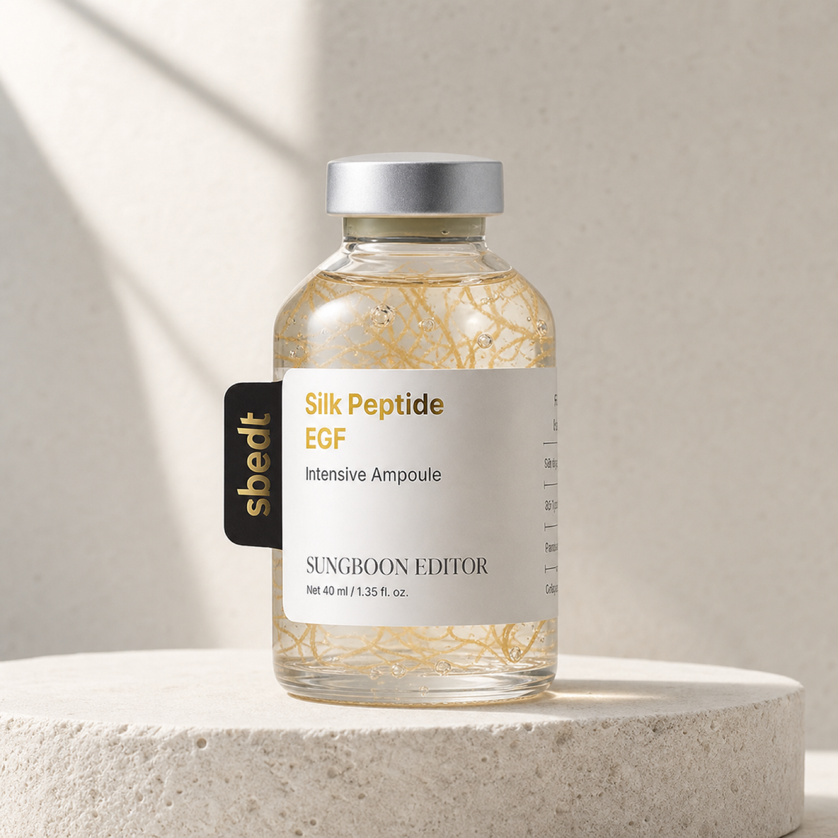 [SUNGBOON EDITOR] Silk Peptide EGF Intensive Ampoule 40ml - Premium product display PDP image
