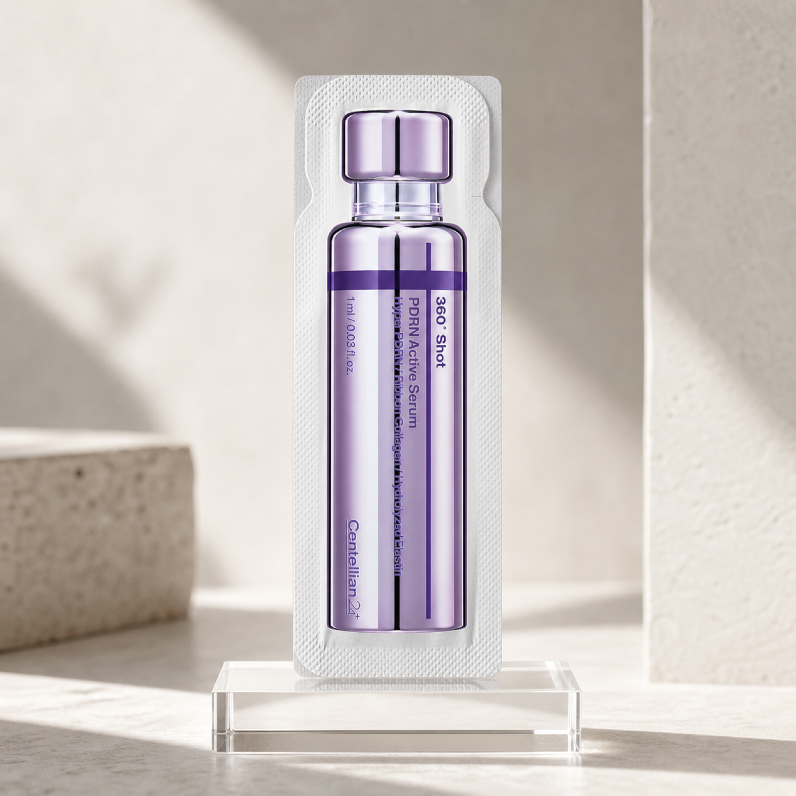 [Centellian24] 360 Shot PDRN Active Serum 1ml + Madeca Cream Time Reverse 1ml - Premium product display PDP image