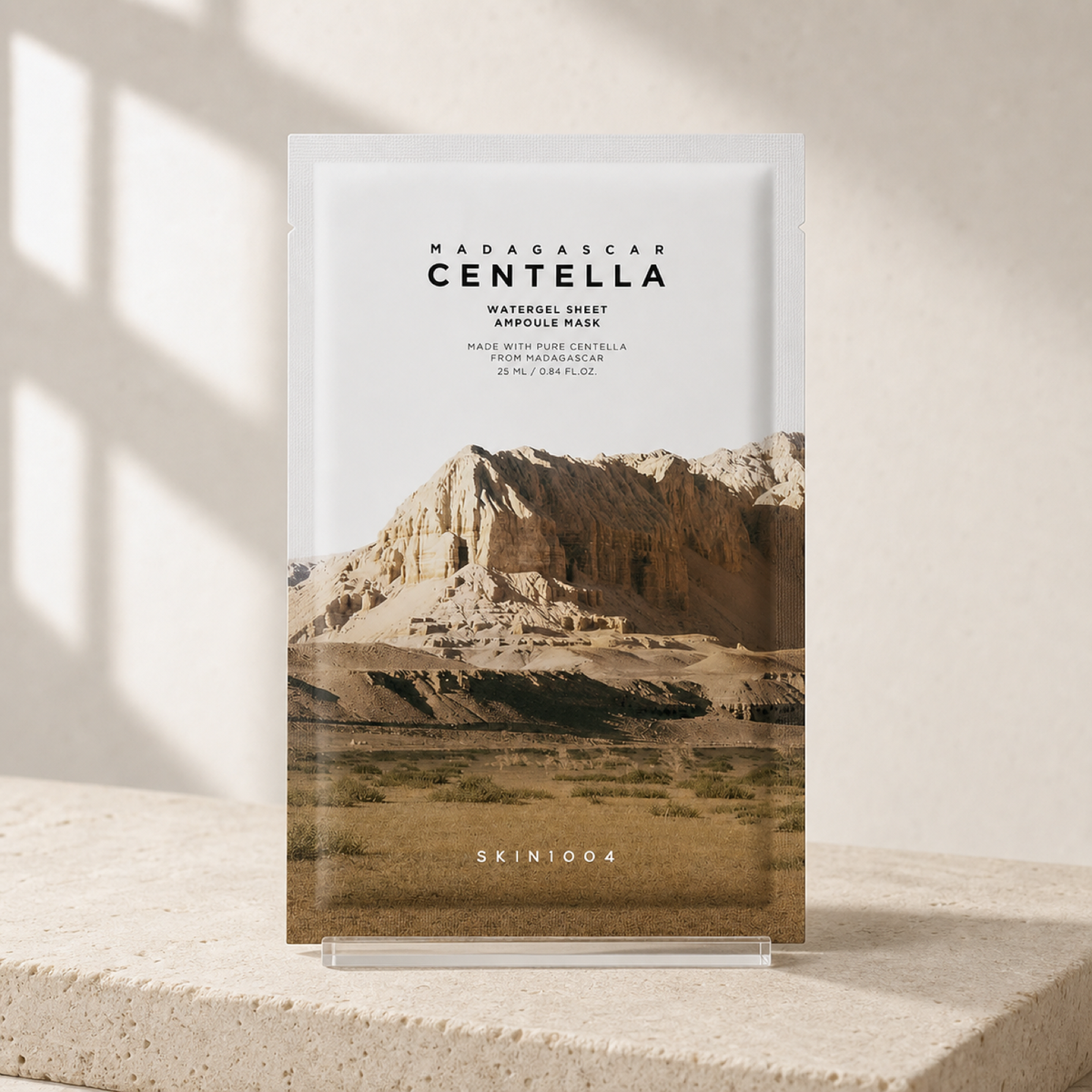 [Skin1004] Madagascar Centella Watergel Sheet Ampoule Mask 1ea - Premium product display PDP image