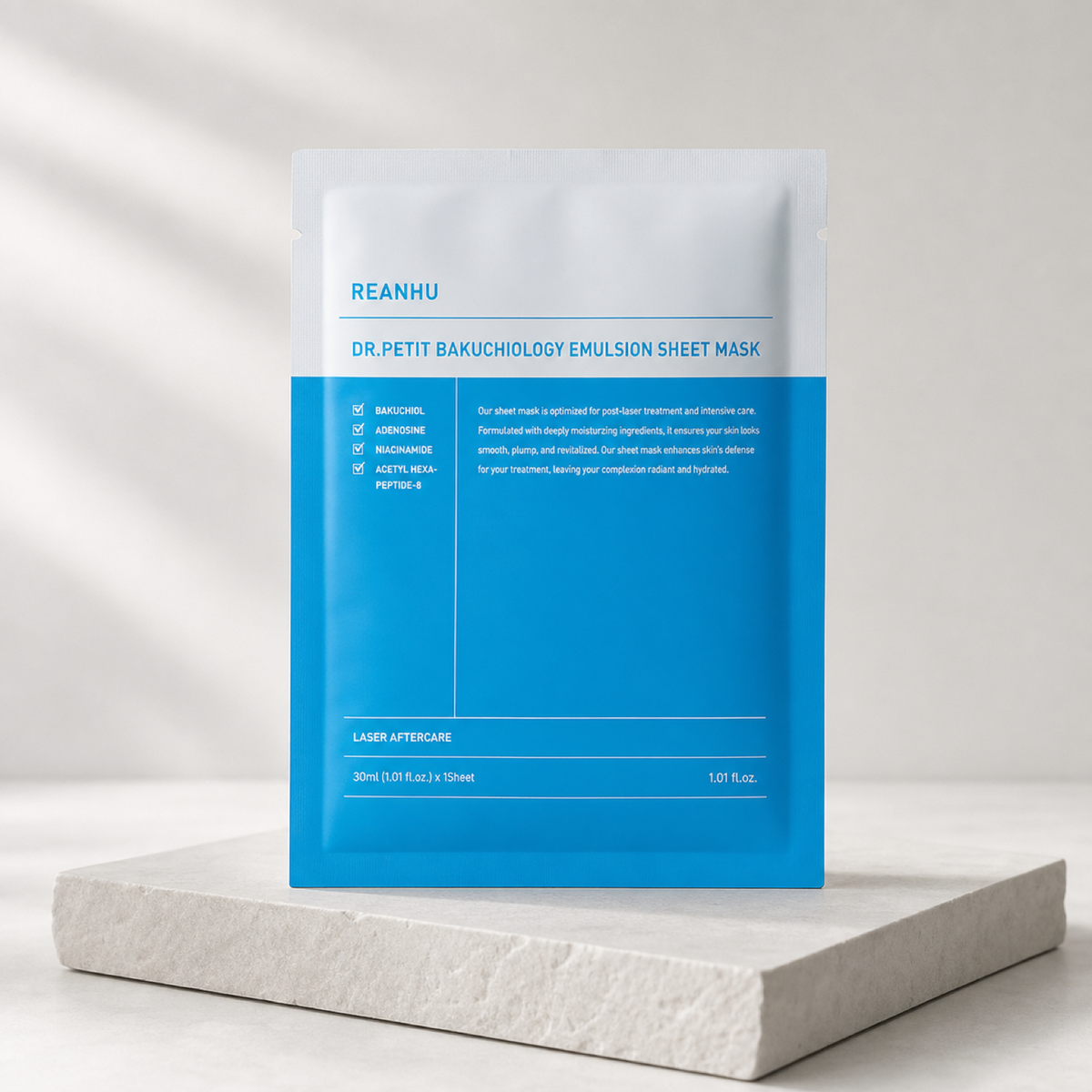 [Dr.petit] Reanhu Bakuchiol Emulsion Sheet Mask 30ml 1ea - Premium product display PDP image