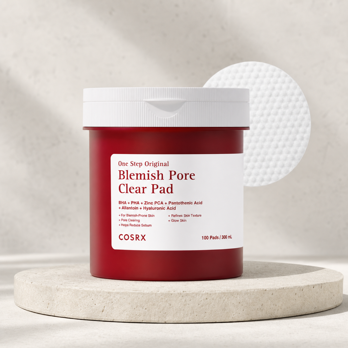 [Cosrx] One Step Original Blemish Pore Clear Pad 100ea - Premium product display PDP image