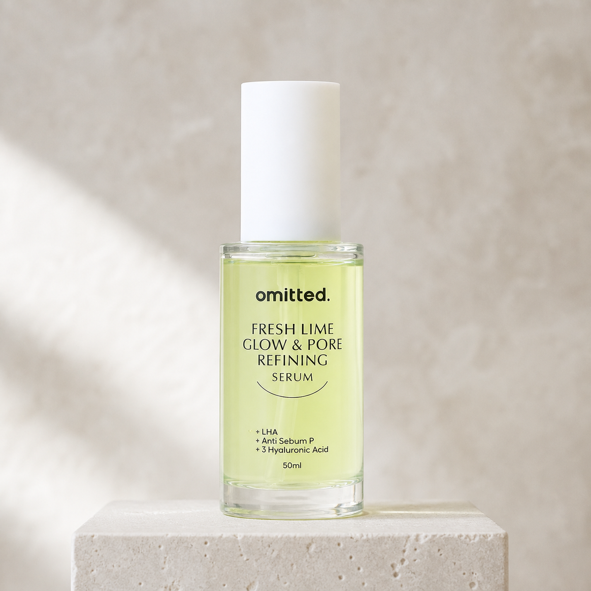 [Omitted] Fresh Lime Glow & Pore Refining Serum 50ml - Premium product display PDP image