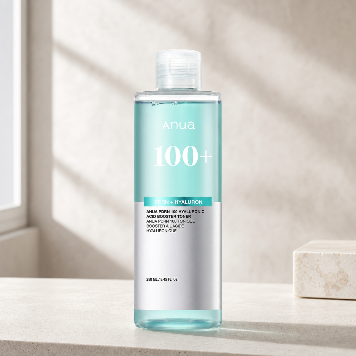 [Anua] PDRN 100 Hyaluronic Acid Booster Toner 250ml - Premium product display PDP image