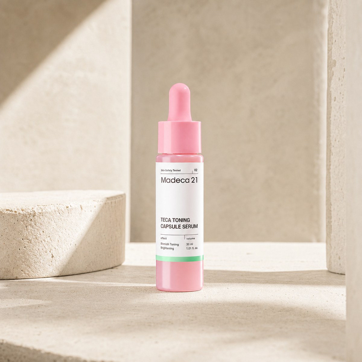 [Madeca21] Teca Toning Capsule Serum 30ml - Premium product display PDP image