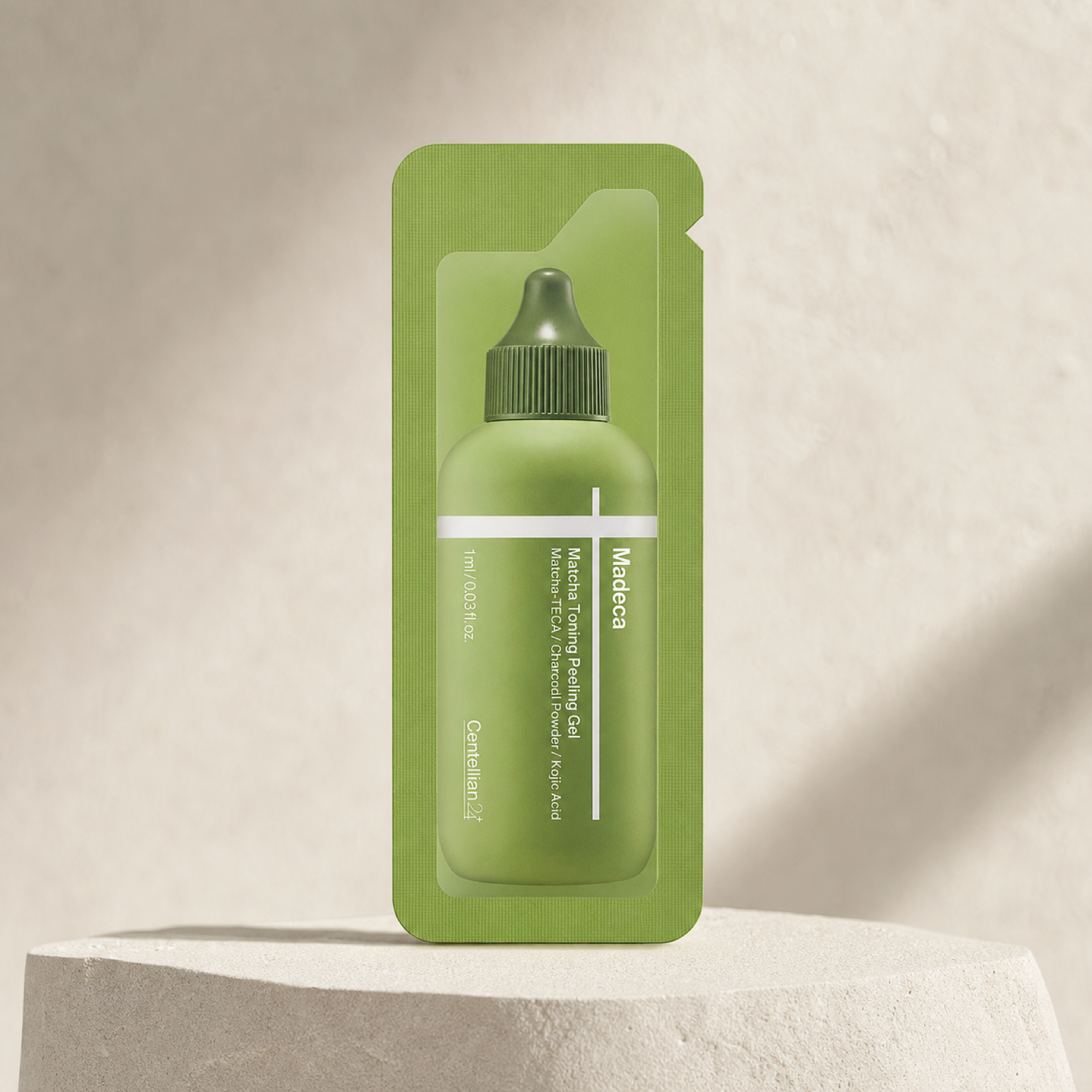 [Centellian24] Madeca Matcha Toning Peeling Gel 1ml - Premium product display PDP image