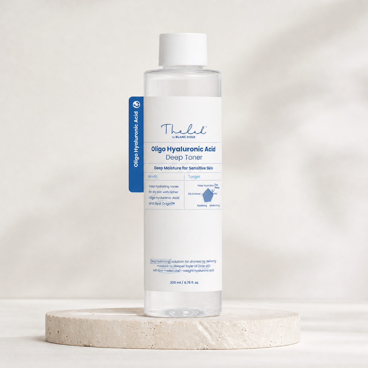[THE LAB by BLANC DOUX] Oligo Hyaluronic Acid Deep Toner 200ml - Premium product display PDP image