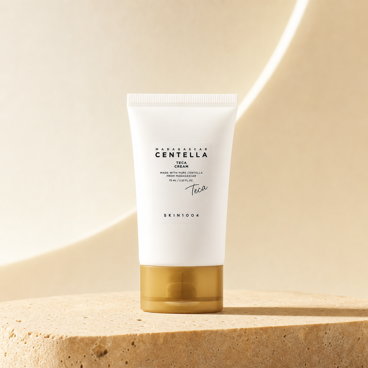 [SKIN1004] Madagascar Centella Teca Cream 75ml - Premium product display PDP image