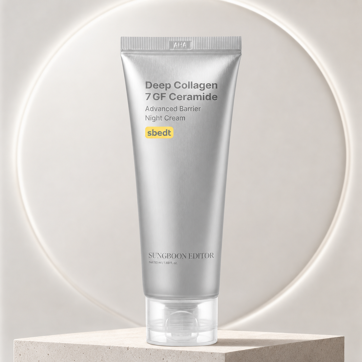 [SUNGBOON EDITOR] Deep Collagen 7GF Korean Night Cream 50ml - Premium product display PDP image