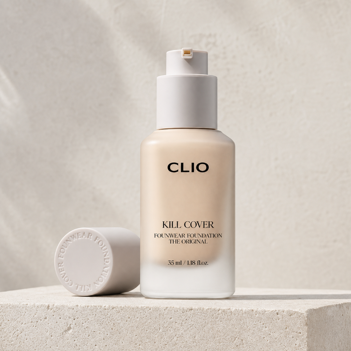 [Clio] Kill Cover Founwear Foundation The Origianl 35ml -21C1 Lingerie - Premium product display PDP image