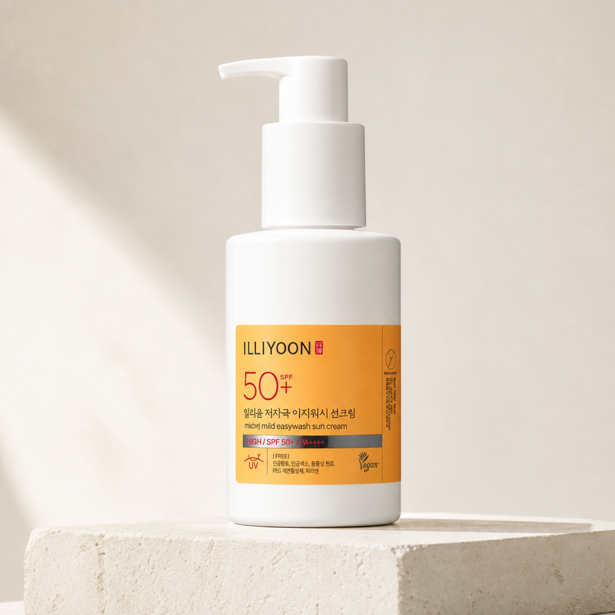 [Illiyoon] Mild Easy Wash Sun Cream 150ml - Premium product display PDP image
