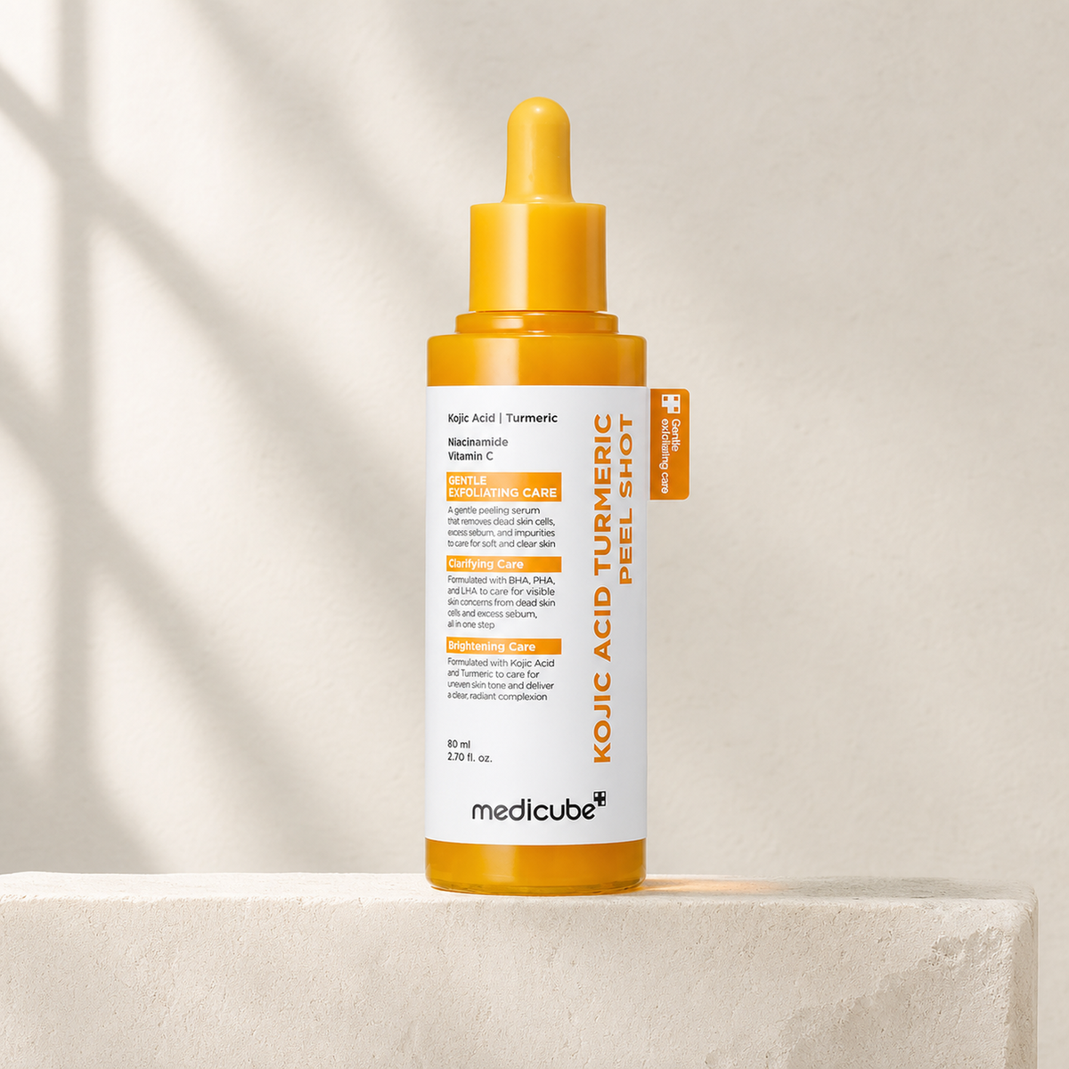 [Medicube] Kojic Acid Turmeric Peel Shot 80ml - Premium product display PDP image