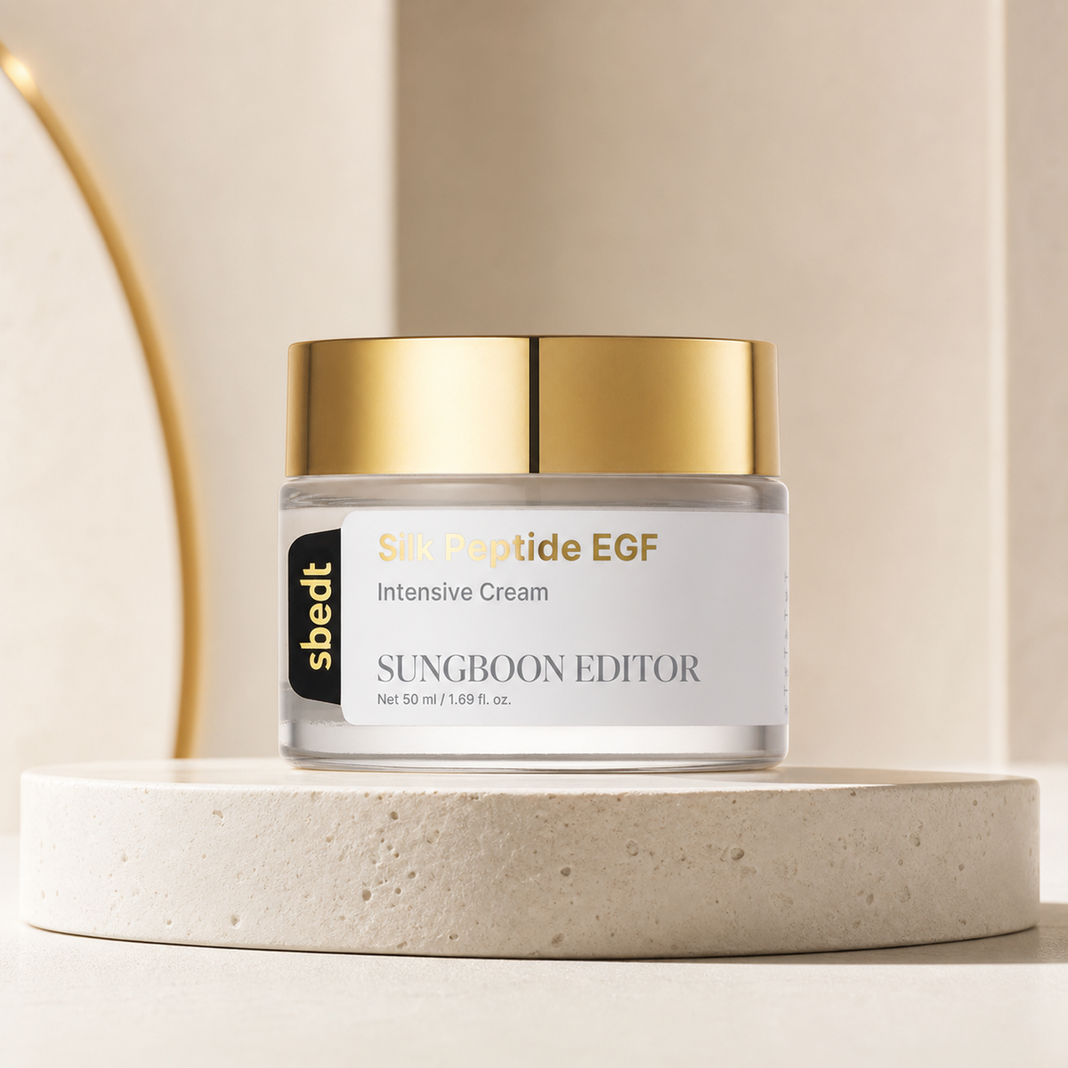 [SUNGBOON EDITOR] Silk Peptide EGF Intensive Cream 50ml - Premium product display PDP image
