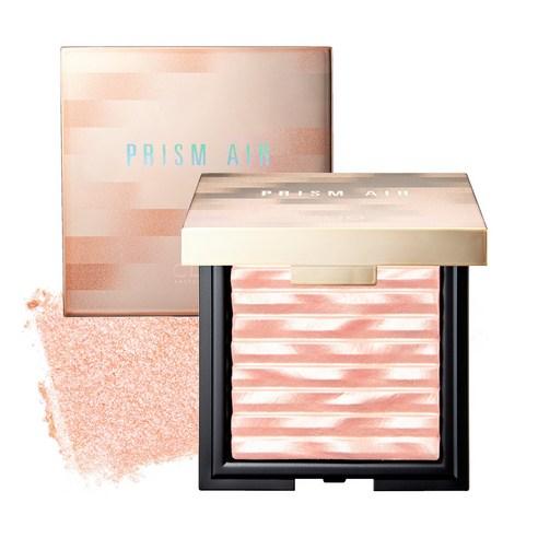CLIO Prism Highlighter 7g — swatched shimmer pigment on skin showing warm golden glow