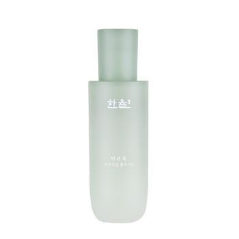 Hanyul Pure Artemisia Calming Fluid Emulsion 125ml — slender green glass bottle with pump top, front view