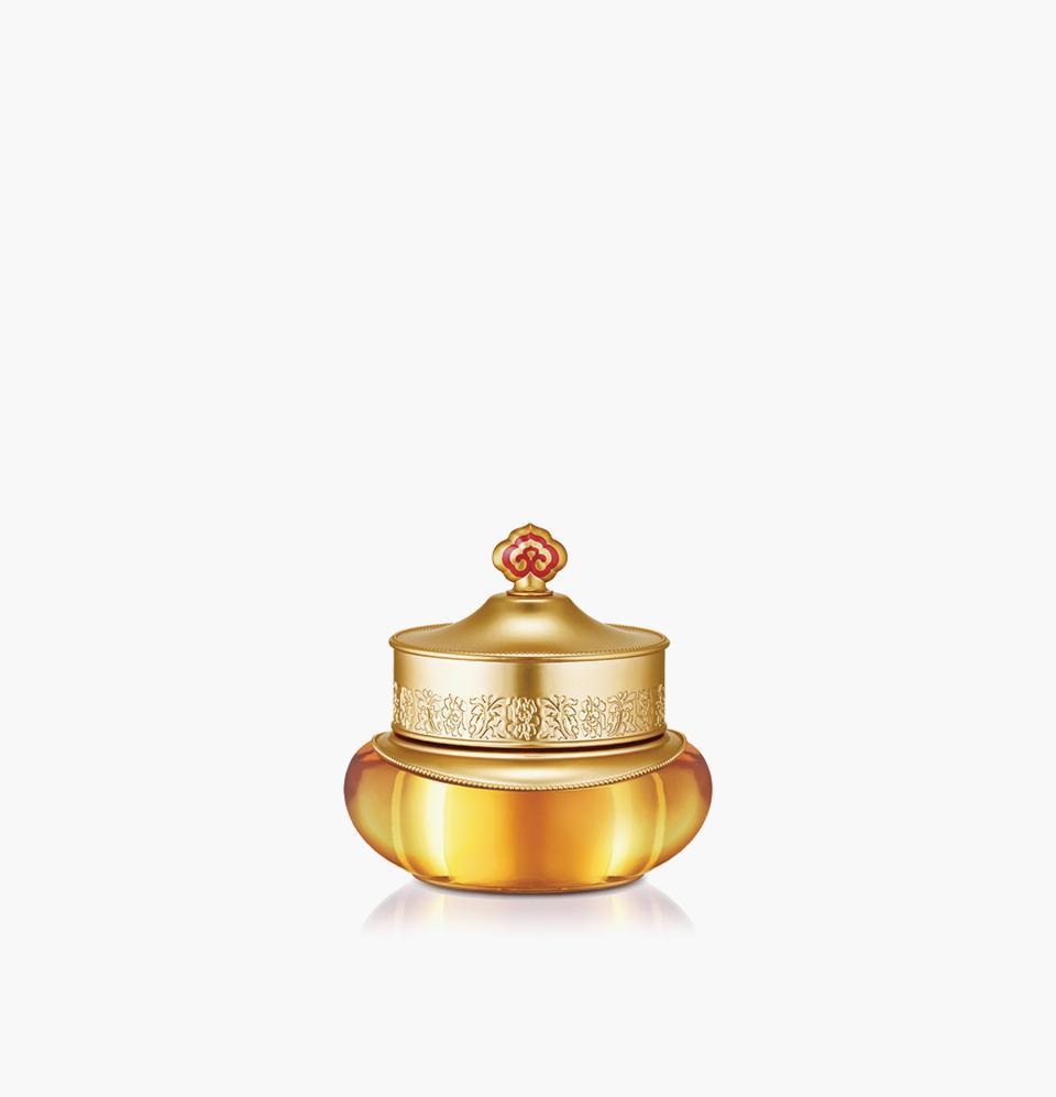 TheHistoryOfWhoo Gongjinhyang Qi And Jin Eye Cream 20ml — small gold jar with ornate lid