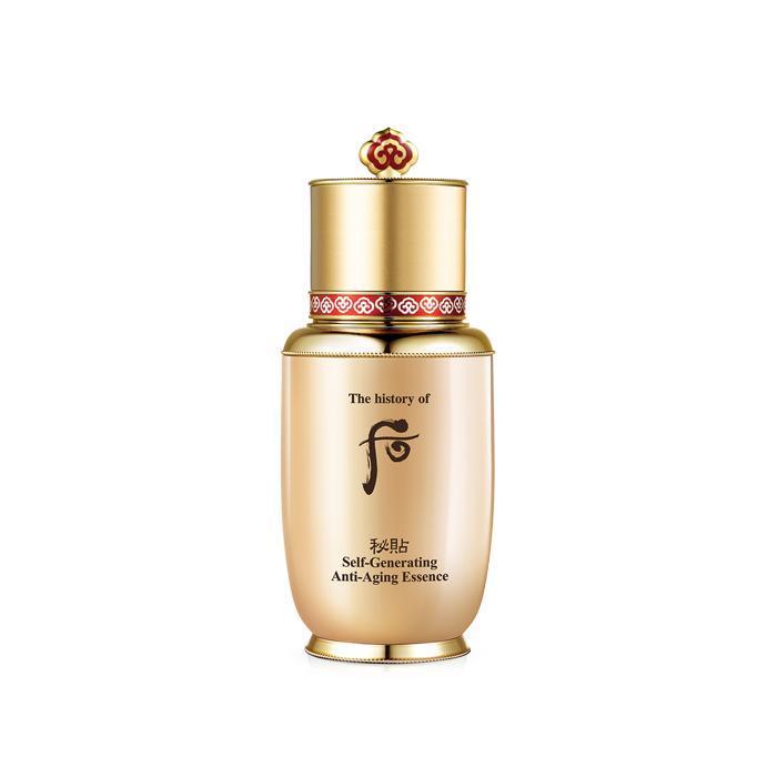 TheHistoryOfWhoo Bichup Self-Generating Anti-Aging Essence 50ml — ornate gold bottle front view
