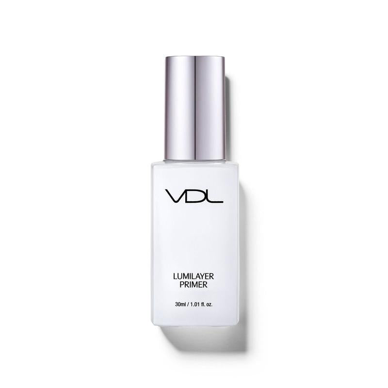 VDL LUMILAYER PRIMER 30ml — sleek silver tube with pearlescent finish on white background