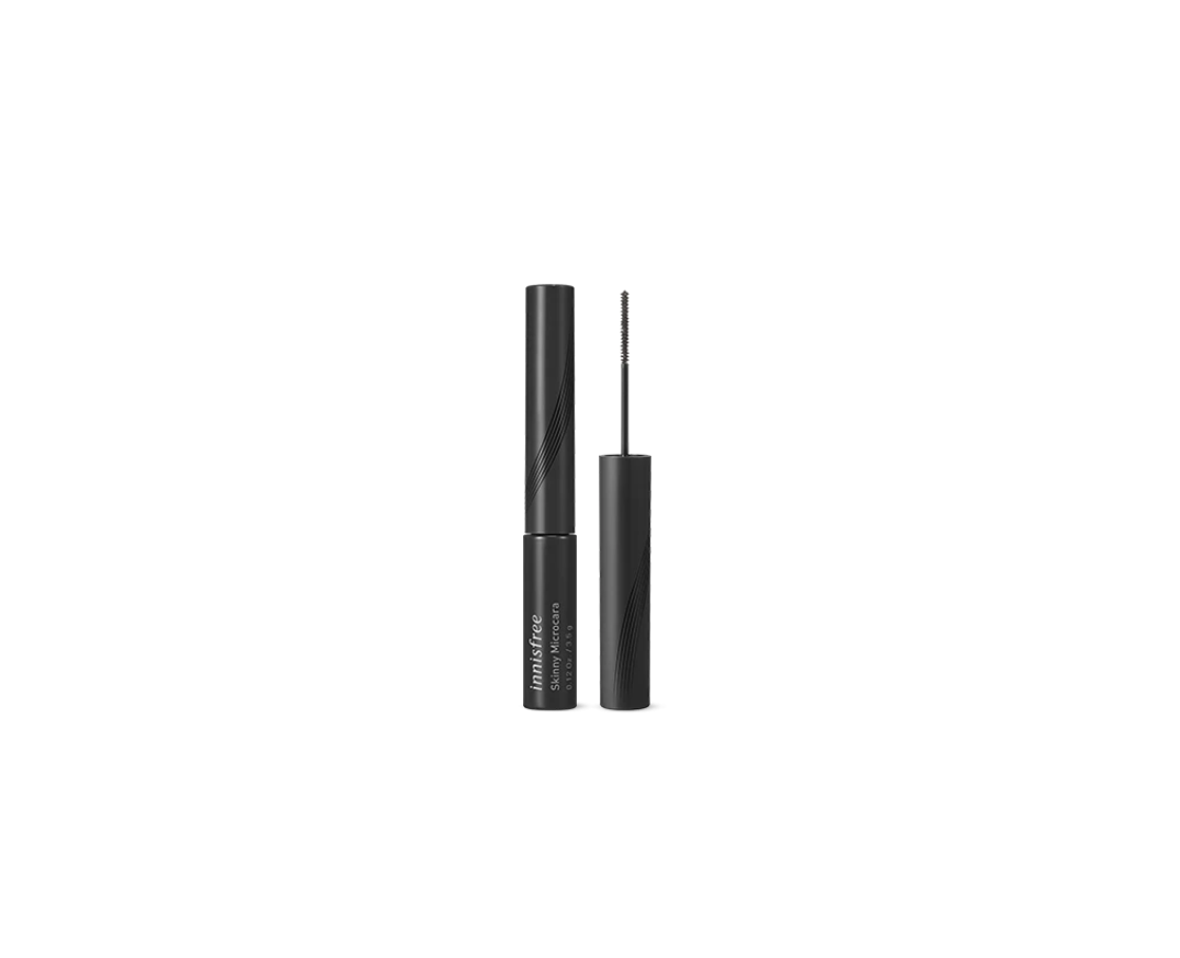 Innisfree Skinny Microcara Zero Brown 3.5g — slim mascara wand with micro brush shown