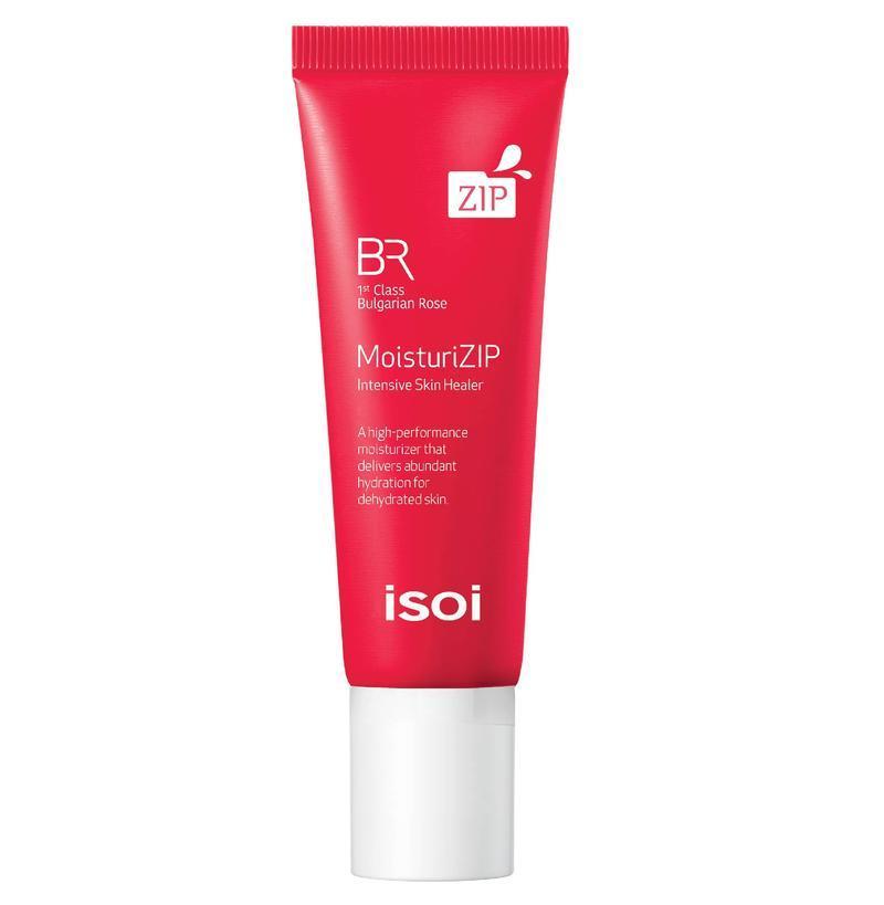 ISOI Bulgarian Rose MoisturiZIP 45g — small round tin with rose-tinted lid