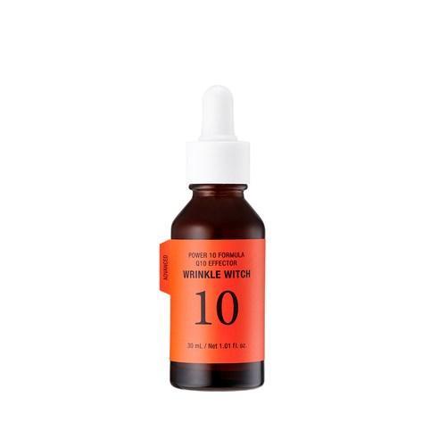 It'sSKIN Power 10 Formula Q10 Effector 30ml — amber bottle with orange capsules visible