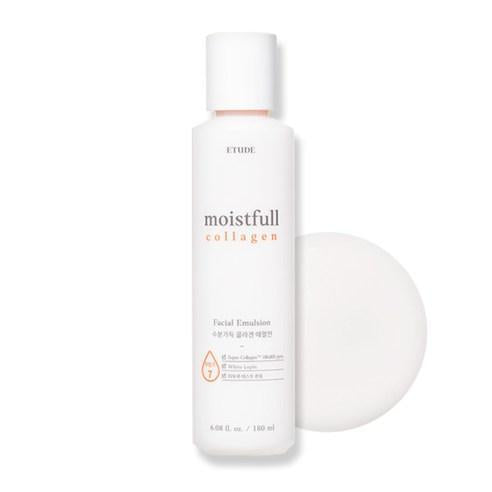 EtudeHouse Moistfull Collagen Emulsion 180ml — white bottle with pump dispenser