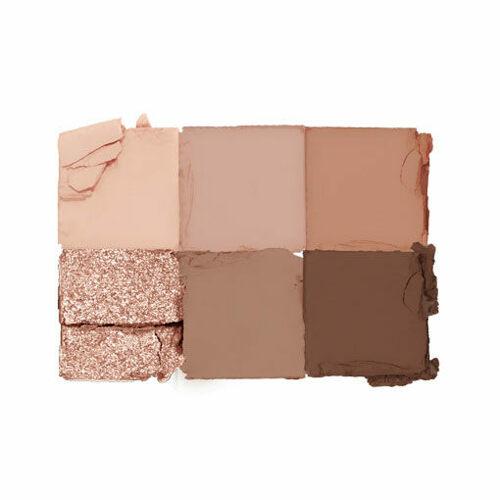 BBIA Ready To Wear Eye Palette No.2 Mood Blush — open palette showing 6 rosy warm muted shadow tones