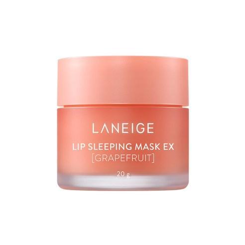 Laneige Lip Sleeping Mask EX Grapefruit 20g — orange jar with applicator spoon