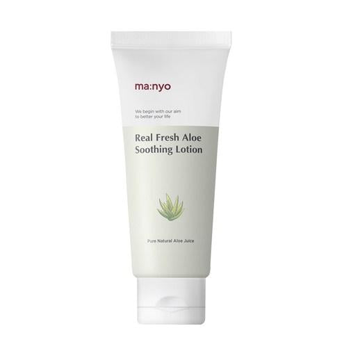 Ma:nyo Real Fresh Aloe Soothing Lotion 150ml — pump bottle with green label