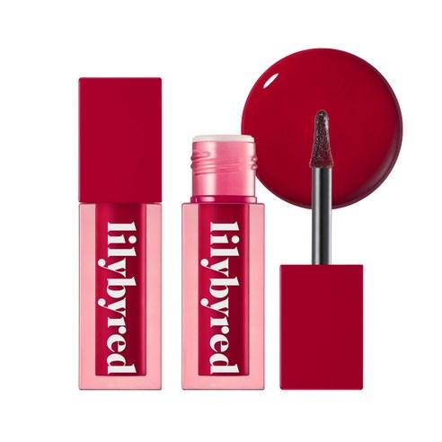 Lilybyred Juicy Liar Water Tint 4g No.4 Blackberry Tequila — tint wand with dark berry swatch