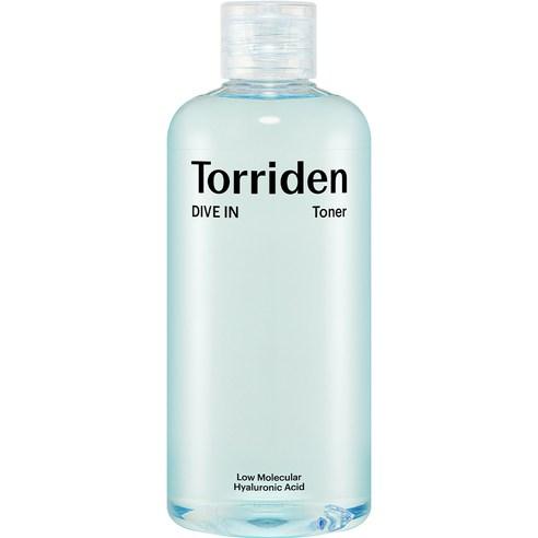 Torriden DIVE-IN Low Molecular Hyaluronic Acid Skin Booster 200ml — sky-blue tinted bottle on white surface