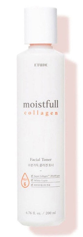 EtudeHouse Moistfull Collagen Facial Toner 200ml — clear bottle with white cap