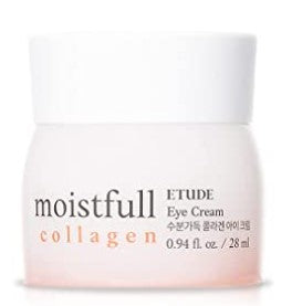EtudeHouse Moistfull Collagen Eye Cream 28ml — small white jar with gold lid