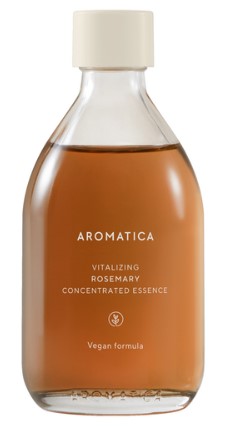Aromatica Vitalizing Rosemary Concentrated Essence 100ml — glass pump bottle with green rosemary label