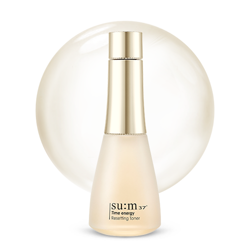 Su:M37 Time Energy Resetting Toner 170ml — tall clear bottle with beige label