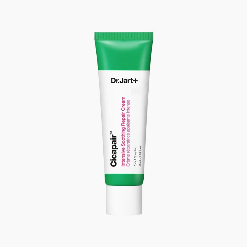 Dr.Jart+ Cicapair Intensive Soothing Repair Cream 50ml — green jar with white lid on