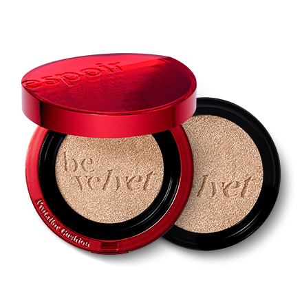 Espoir Protailor Be Velvet Cover Cushion Ivory — cushion compact open