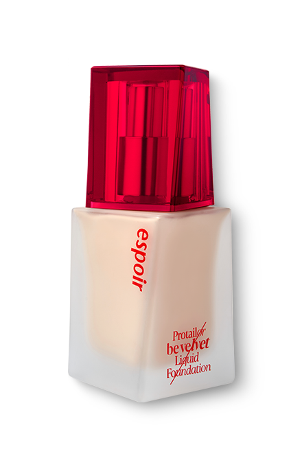 Espoir Protailor Be Velvet Foundation Beige No.5 — frosted glass bottle