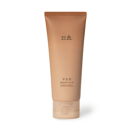 Hanyul Chestnut Shell Pore Clearing Clay Mask 100ml — dark brown tube with clay texture shown on cap