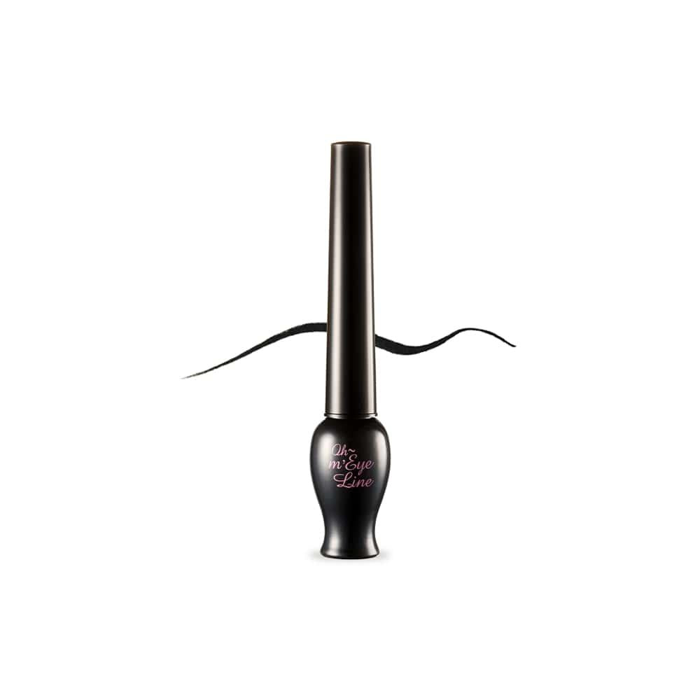 Etudehouse Oh My Line 01 Black liquid eyeliner — front of pen liner with black cap