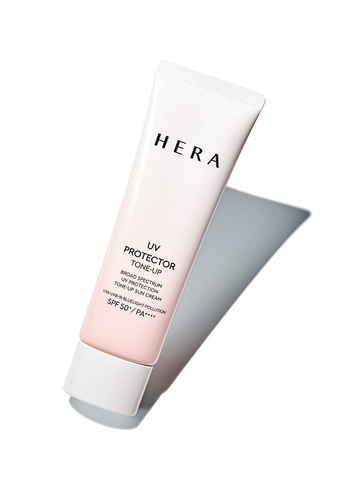 Hera UV Protector Tone-Up 50ml — light-tinted tube with cap on white background