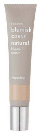 Hanskin Blemish Cover Concealer Natural shade — compact pot with natural beige swatch on light background