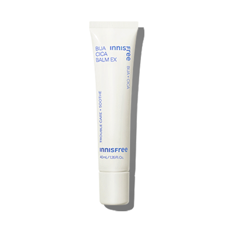 Innisfree Bija Cica Balm EX 40ml — front of jar with green label