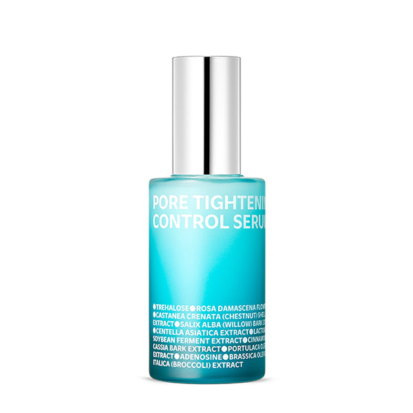 Isoi Pore Tightening Control Serum 50ml — pump bottle with clean label on white surface
