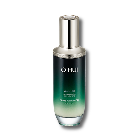 Ohui Prime Advancer Emulsion 130ml — pump bottle with minimalist white label