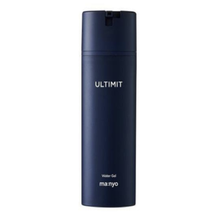 ma:nyo Ultimit All-In-One Water Gel 120ml — clear pump bottle with light blue label