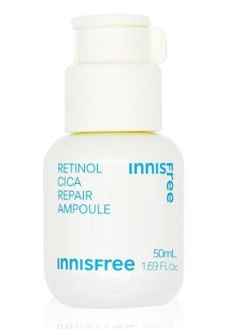 Innisfree Retinol Cica Repair Ampoule 50ml — dropper pump bottle with green cica label