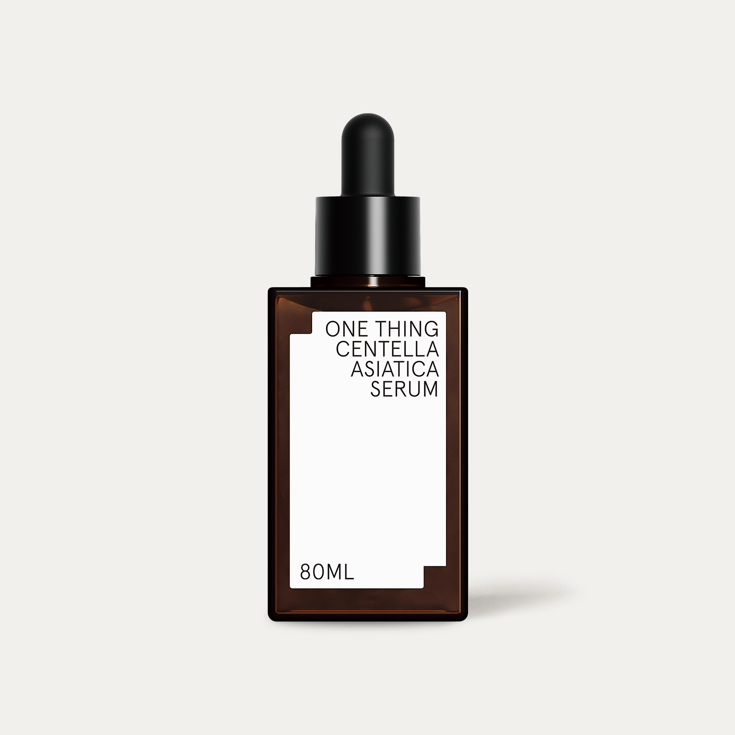 Onething Centella Asiatica Serum 80ml — clear dropper bottle with minimal label on white background