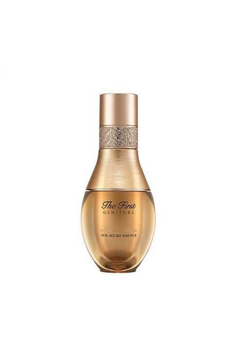 OHUI The First Geniture Sym-Micro Essence 50ml — luxury serum bottle with dropper, front view